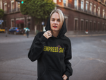 GOLD LETTERING FEMALE SWEATER